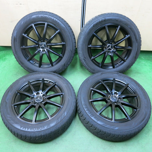 [送料無料] バリ溝！20年！キレイ！8.5分★ベンツ X247 GLB 純正 215/60R18 スタッドレス ヨコハマ アイスガード iG60 18インチ PCD112/5H★4110809SYス