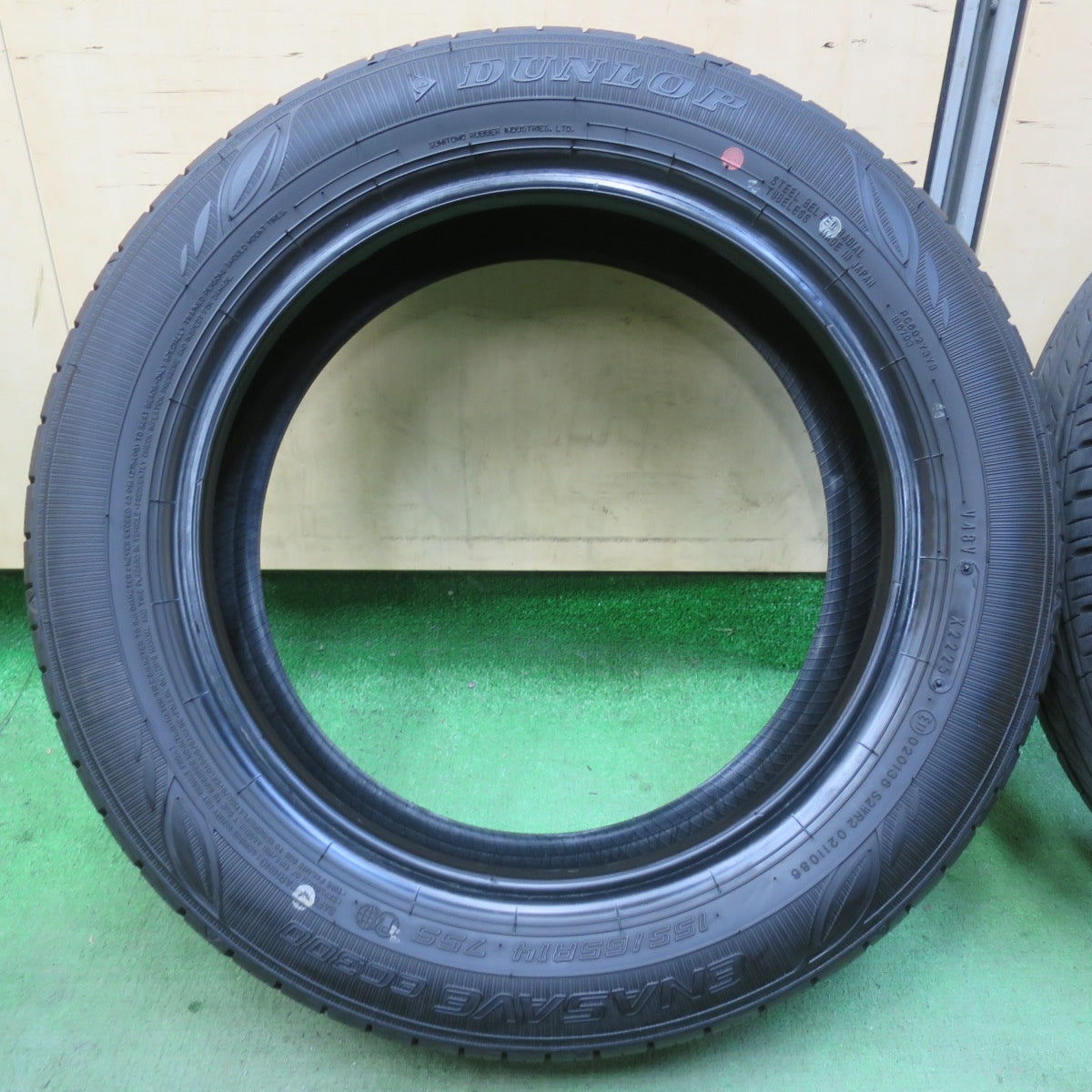バリ溝！25年！9.5分以上★155/65R14 ダンロップ エナセーブ EC300 タイヤ 14インチ タント ワゴンR スペーシア N-BOX 等★5121703イノタ