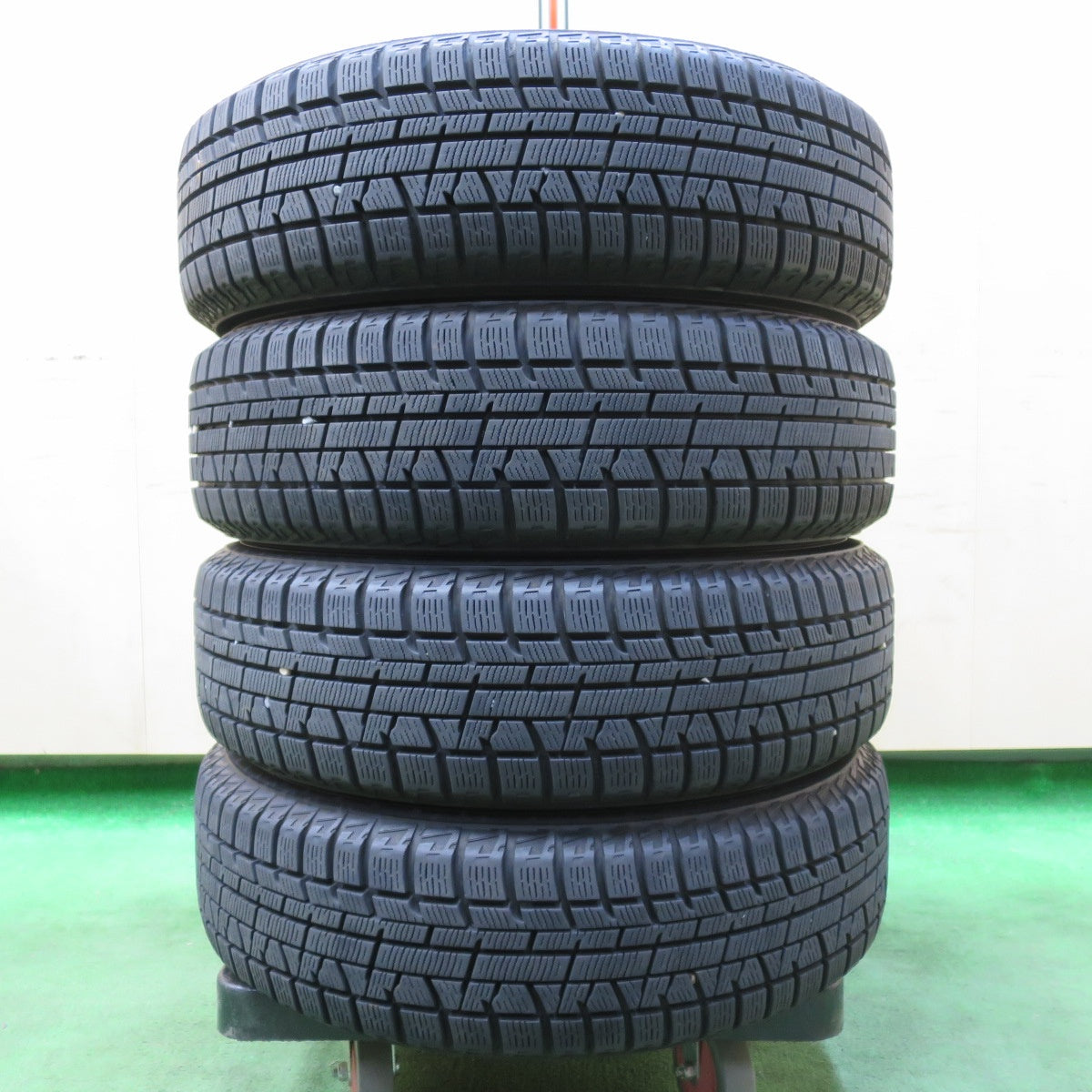 [送料無料] バリ溝！キレイ！9分★スタッドレス 155/65R14 ヨコハマ アイスガード iG50 プラス SCHNEIDER MiD シュナイダー 14インチ PCD100/4H★4121205イス