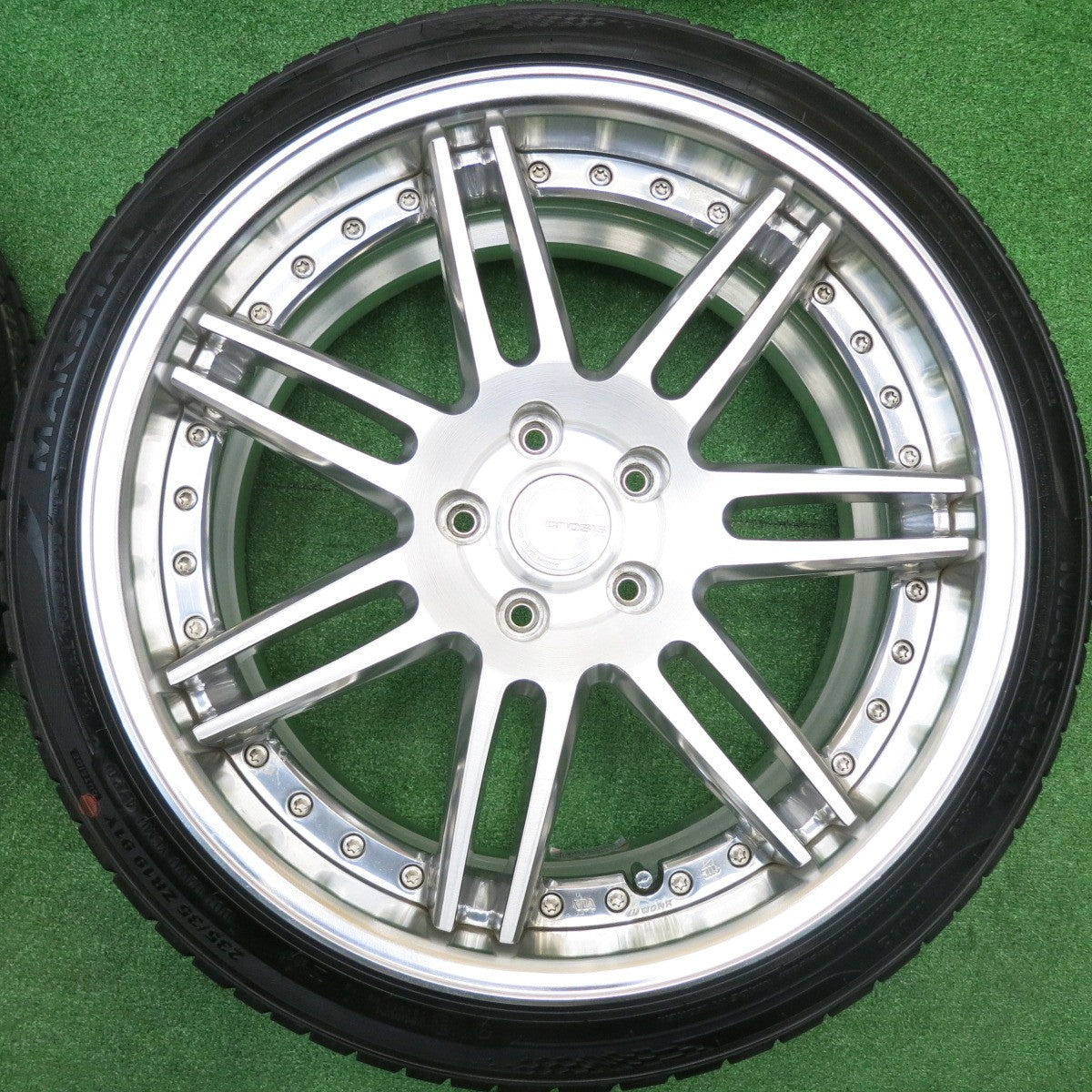 未使用★WORK GNOSIS GR2 235/35R19 マーシャル MU12 ワーク グノーシス 19インチ PCD114.3/5H★5102501HAノ