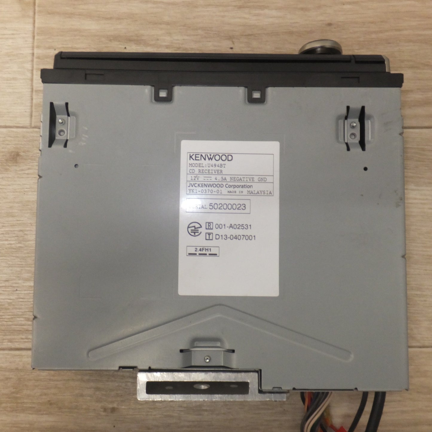 [送料無料] ★ケンウッド KENWOOD カーオーディオ 1DIN コンポ U494BT[5]★