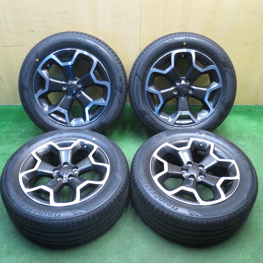 タイヤ未使用！24年！キレイ★スバル XV 純正 225/55R17 ブリヂストン エコピア NH200 17インチ PCD100/5H★5020103クノ