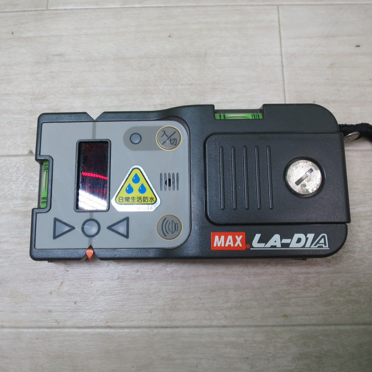 [送料無料] ☆MAX マックス レーザー 墨出器 LA-201A レーザー 受光器 LA-D1 A 墨出し器 光学 測定器☆