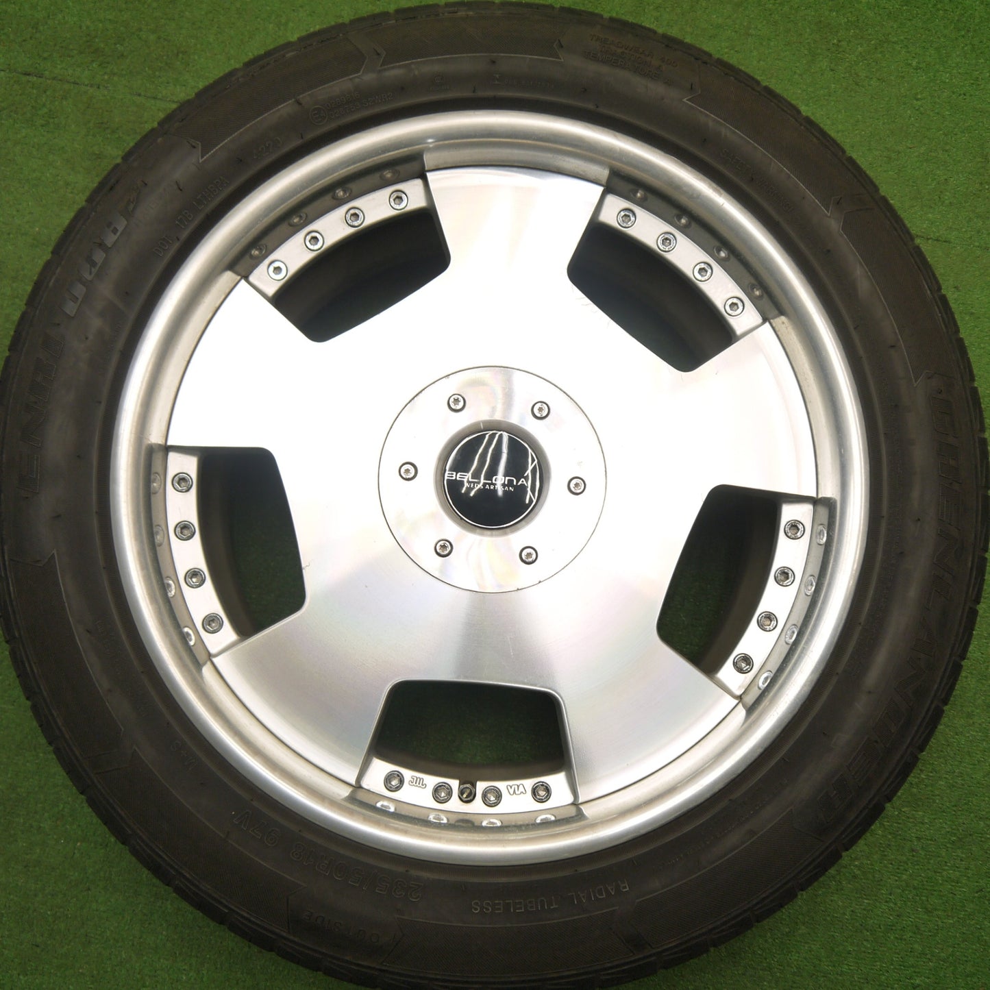 バリ溝！23年！9.5分★235/50R18 レーダー Dimax R8+ グリンランダー ENRI U08 BELLONA WEDS ARTISAN ベローナ 18インチ PCD114.3/5H★5120105Hノ