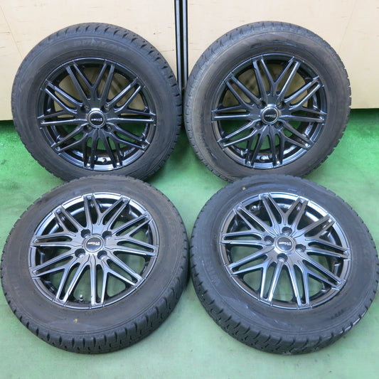 バリ溝！22年！キレイ！9分★スタッドレス 175/65R15 ダンロップ ウインターマックス WM02 SIBILLA NEXT W45 シビラ 15インチ PCD100/4H★5110301SKス