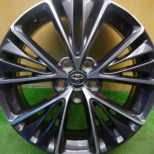 新車外し！1本★トヨタ 60系 プリウス Zグレード 純正 ホイール 19インチ 19×6.5J PCD114.3/5H★5031411Hホ