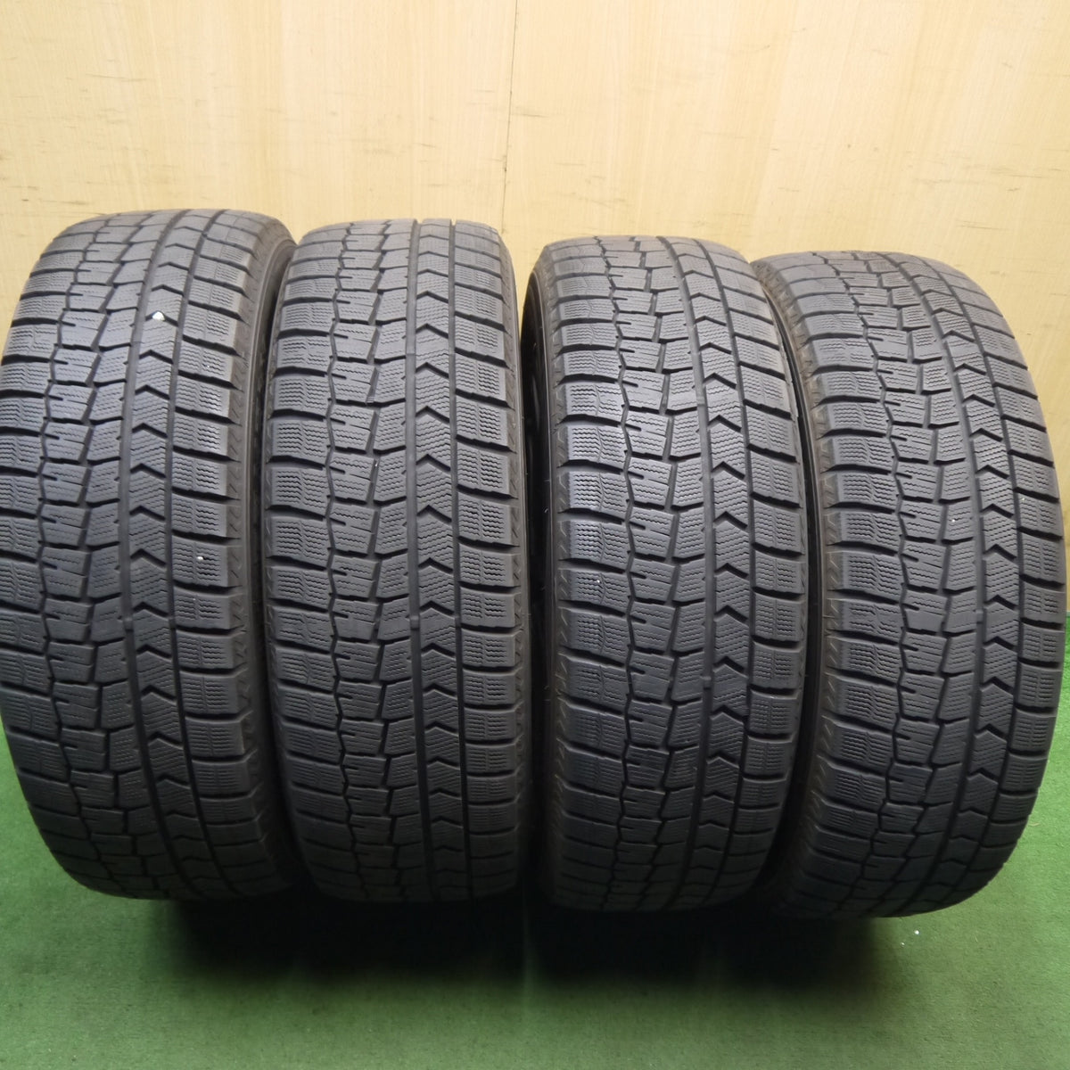 バリ溝！キレイ！9分◎マツダ CX-8 純正 225/55R19 スタッドレス ダンロップ ウインターマックス WM02 CX8 19インチ PCD114.3/5H◎6090802Hス