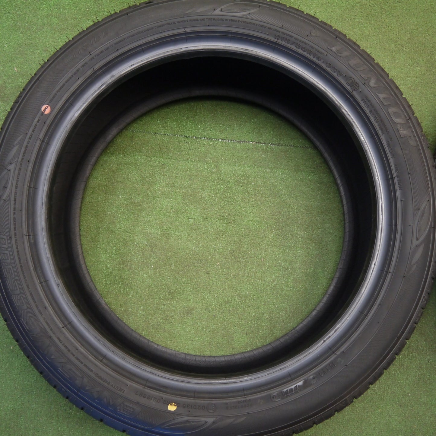 新車外し！25年★215/50R18 ダンロップ エナセーブ EC300+ タイヤ 18インチ ヤリスクロス CH-R CX-3 等★6031604Hノタ