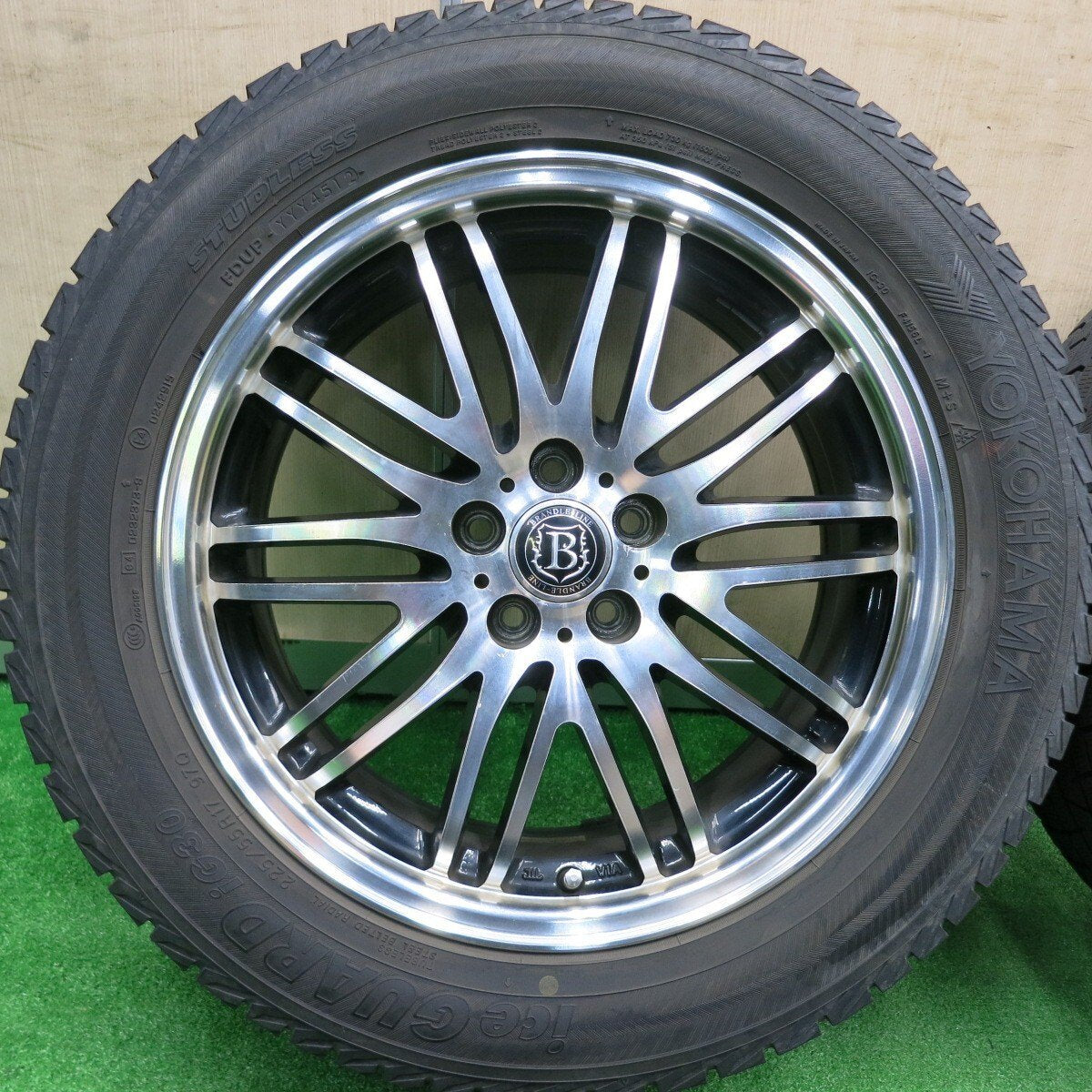 4本価格★フォレスター等 225/55R17 BRANDLE-LINE スタッドレス ヨコハマ アイスガード iG30 PCD100/5H★4102906HAス