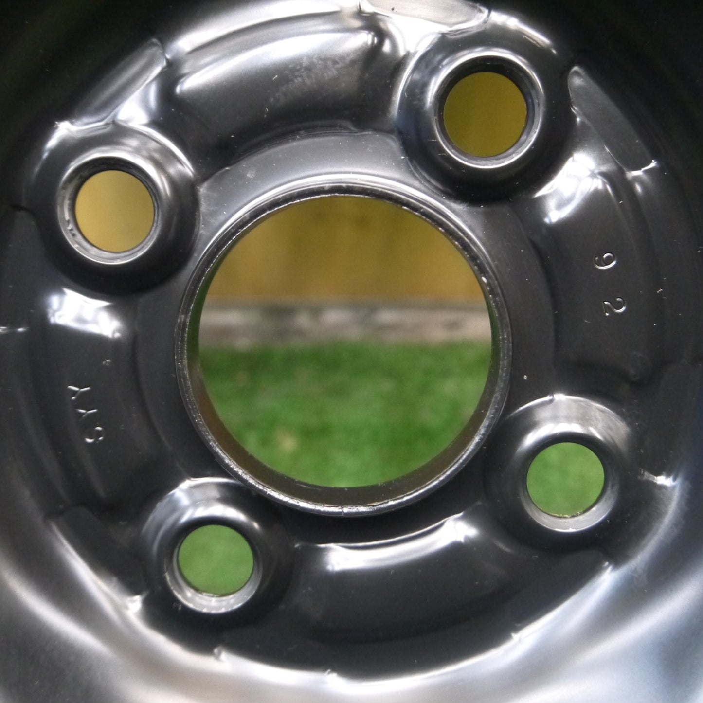 *送料無料* 新車外し★ホンダ フィット 純正 スチール ホイール 15インチ 15×5.5J PCD100/4H★4052105Hホ