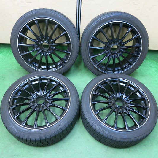 4本★ベンツ等 EUROTECH 225/45R18 スタッドレス ダンロップ ウインターマックス WM02 ユーロテック PCD112/5H★4111209SYス