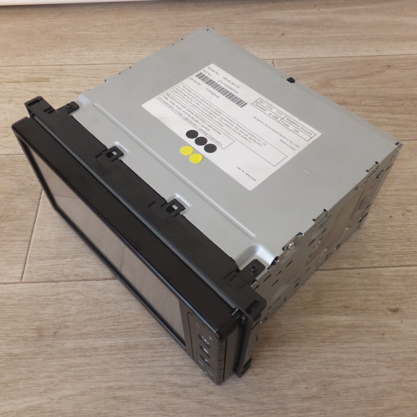 [送料無料] 現状品★パナソニック製 ダイハツ 純正 ワイド スタンダード メモリーナビ NMZN-W73D 08545-K9174★