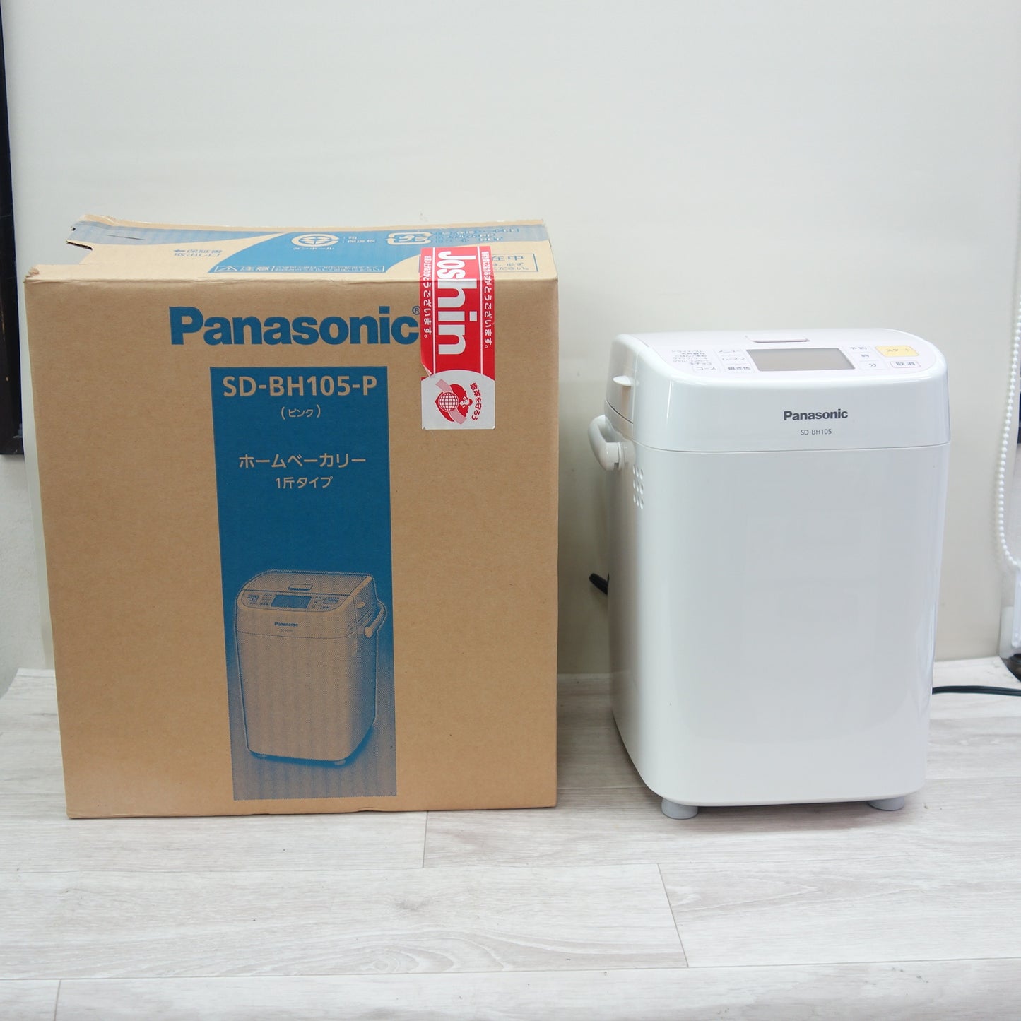 [送料無料] ☆Panasonic ホームベーカリー SD-BH105-P 1斤タイプ パン ジャム コンポート ケーキ パナソニック 現状品☆