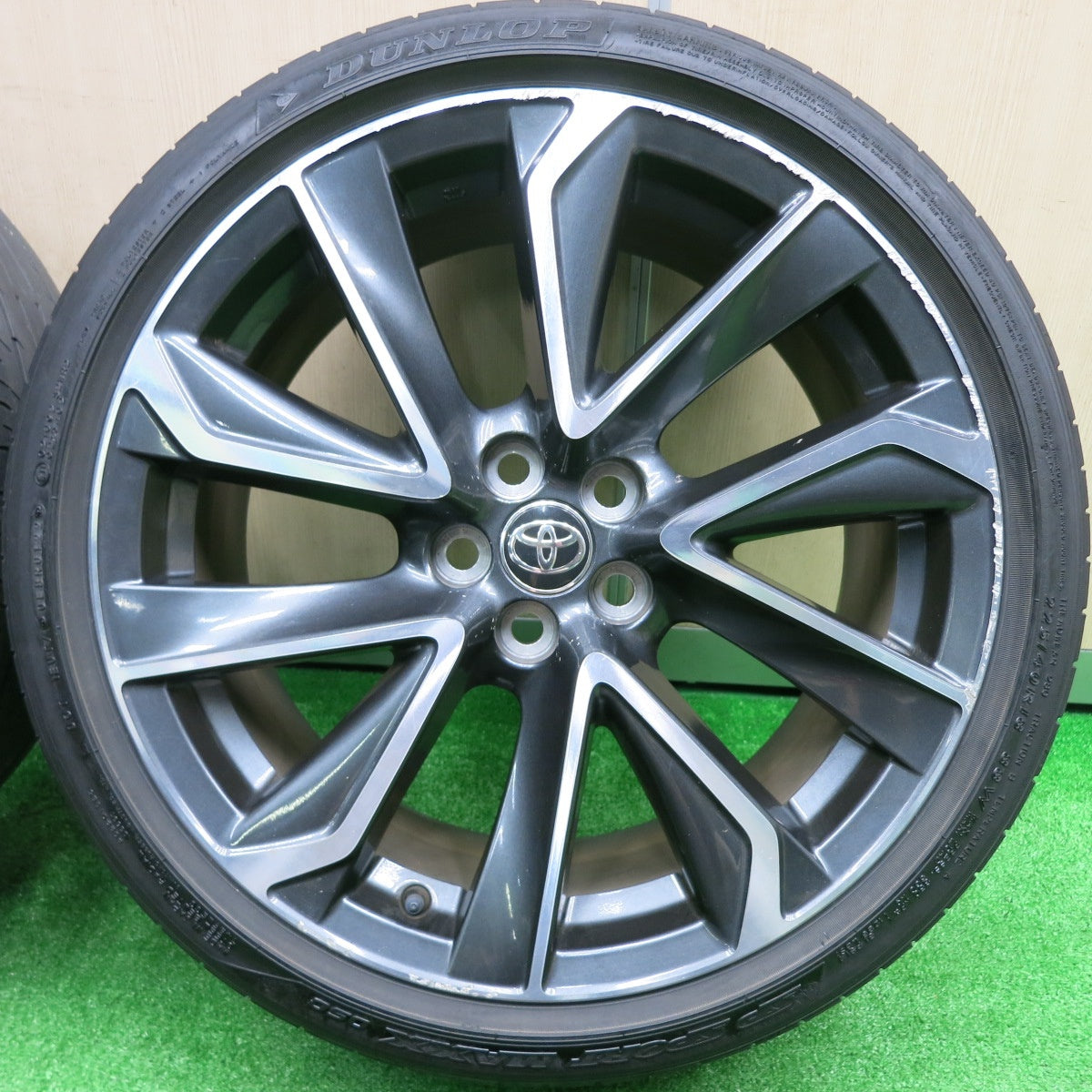 [送料無料] 4本価格！22年★トヨタ カローラ スポーツ GZ 純正 225/40R18 ダンロップ SPスポーツマックス 050 18インチ PCD100/5H★4092301HAノ