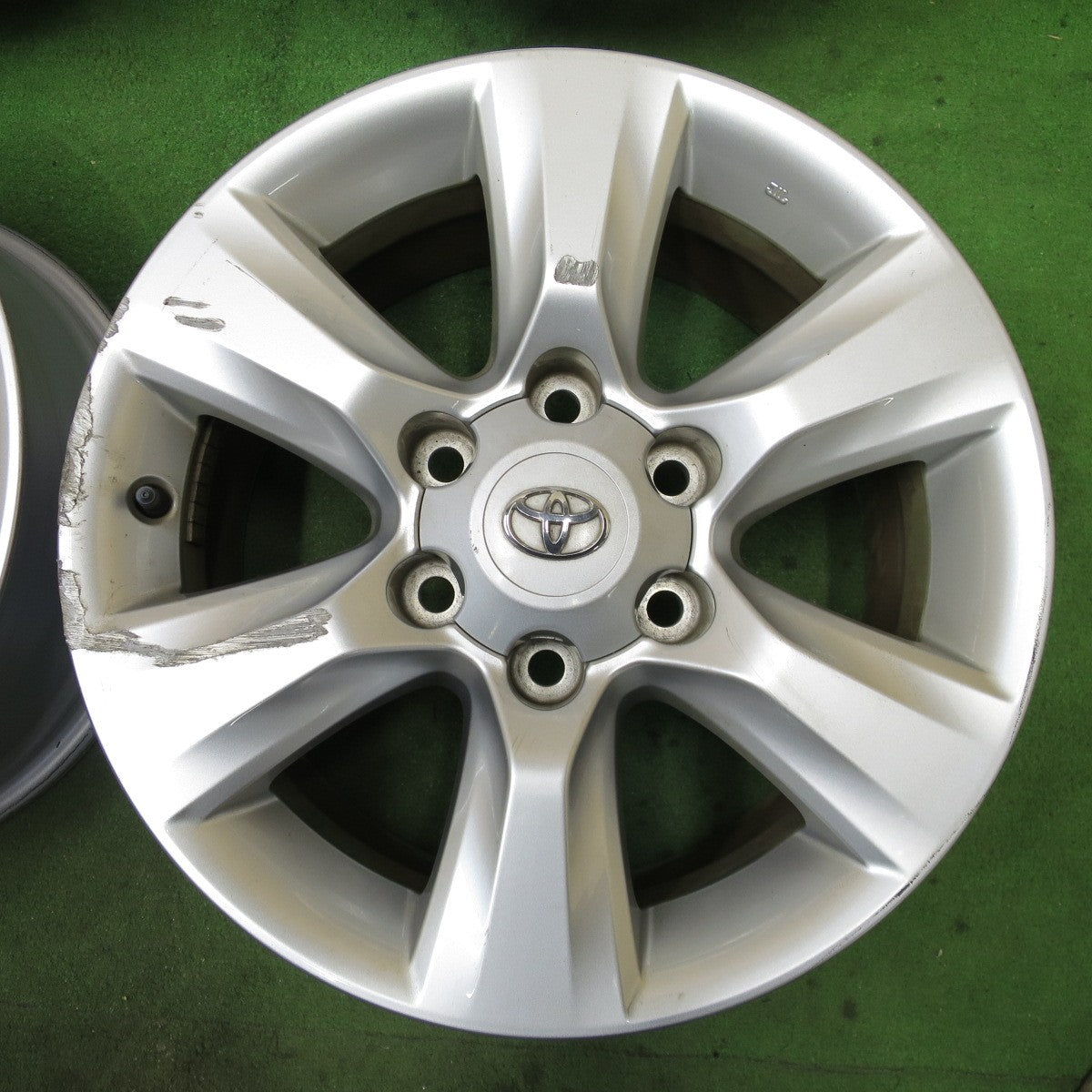 4本価格★トヨタ 150系 ランクル プラド 純正 ホイール 17インチ 17×7.5J PCD139.7/6H★6030301NGホ