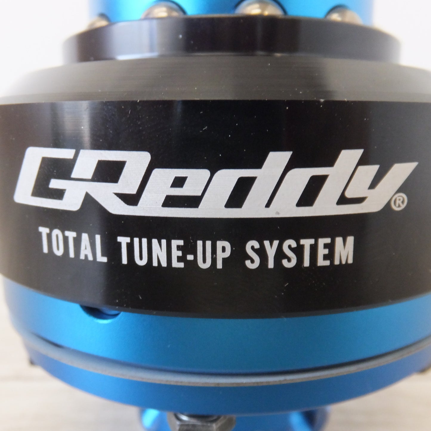 [送料無料] 美品★Greddy ワークスベル Works Bell ステアリング脱着システム RAPFIXII ブルー×ブラック 汎用品★