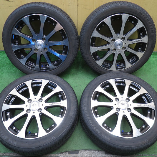 バリ溝！22年！8.5分★LOXARNY OCTDEC 165/55R15 ミシュラン エナジーセイバー4 ロクサーニ オクトデック 15インチ 軽サイズ PCD100/4H★5081301NJノ
