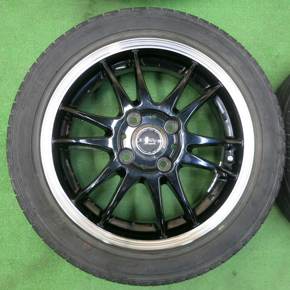 *送料無料* 4本価格★X CROSS SPEED 165/55R14 ヨコハマ DNA エコス ES300 クロススピード 14インチ PCD100/4H★4052009イノ