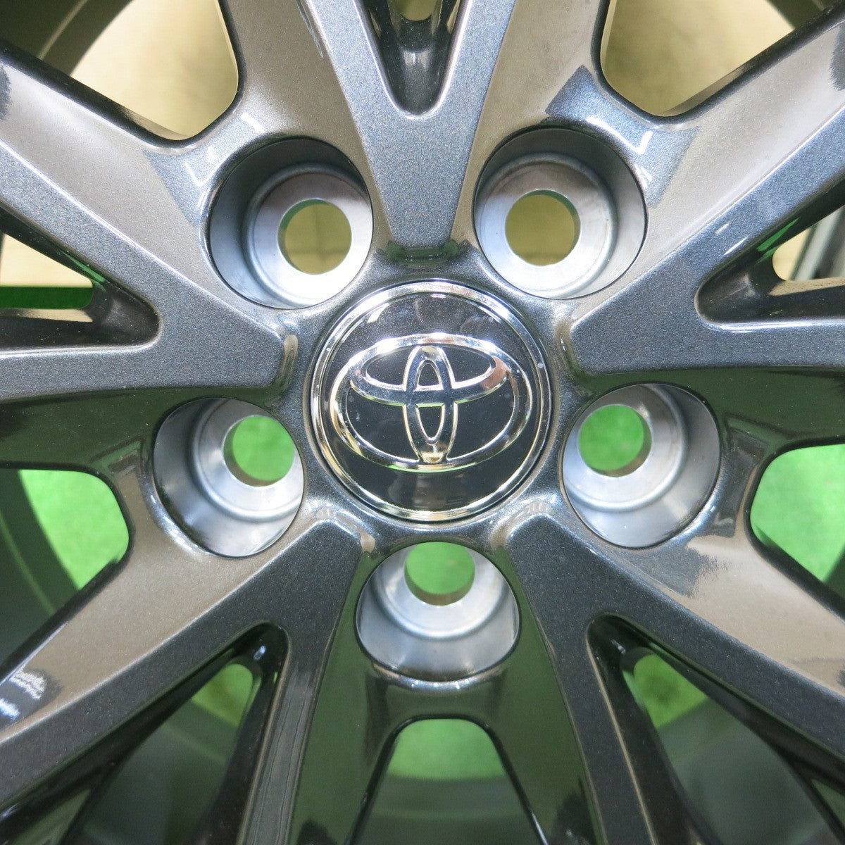 [送料無料] 新車外し★トヨタ カローラ ツーリング W×B 純正 ホイール 17インチ 17×7.5J PCD100/5H★5031103ナホ