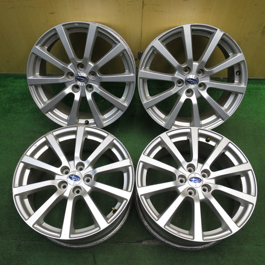 4本価格★スバル BM9 レガシィ 純正 ホイール 17インチ 17×7.5J レガシー PCD100/5H★5043004KKホ