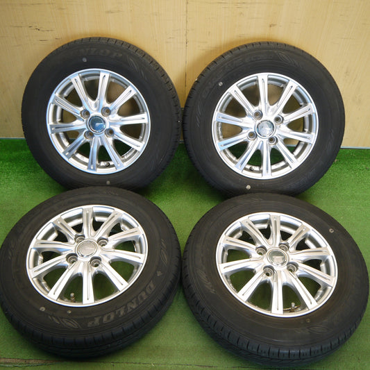 キレイ★145/80R13 ダンロップ エナセーブ EC300 MiLLOUS PS ミルアス 13インチ PCD100/4H★6042704Hノ