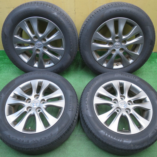 バリ溝！23年！8.5分★トヨタ 70系 後期 ヴォクシー ノア 純正 205/60R16 ピレリ パワジー POWERGY 16インチ PCD114.3/5H★6021105NJノ