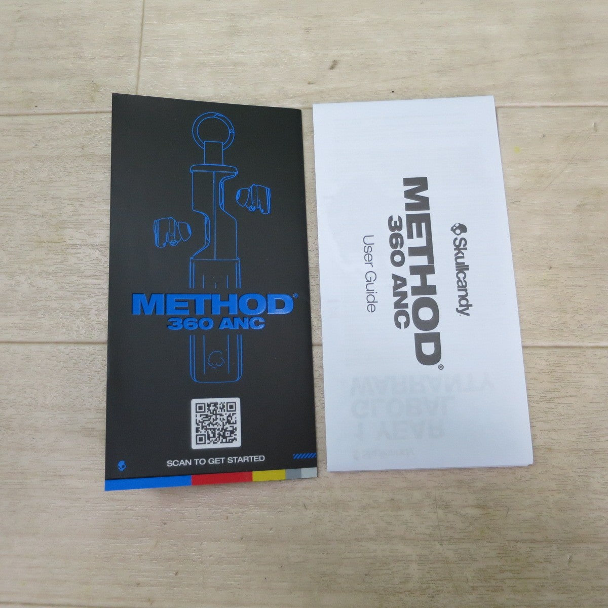 未使用☆Skullcandy ワイヤレス イヤホン Method 360 ANC Sound by Bose ボーズ スカルキャンディ イヤフォン IPX4 防水☆