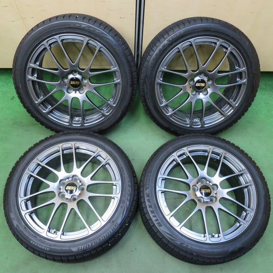 バリ溝！キレイ！9分★プリウス 86 BRZ 等 BBS RE-L2 RE5010 鍛造 215/45R17 スタッドレス ブリヂストン ブリザック VRX2 17インチ PCD100/5H★5092904イス