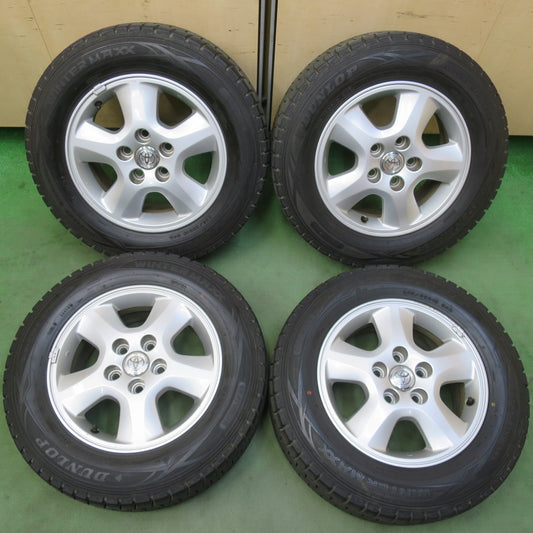 バリ溝！9分★トヨタ イプサム 純正 205/65R15 スタッドレス ダンロップ ウインターマックス WM01 15インチ PCD114.3/5H★6051008イス