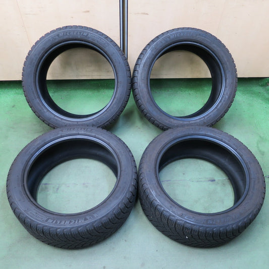 バリ溝！22年！8.5分◎スタッドレス 225/45R17 ミシュラン X-ICE SNOW タイヤ 17インチ ベンツ C A クラス アウディ A3 BMW F20 1シリーズ F22 等◎6100205NGスタ