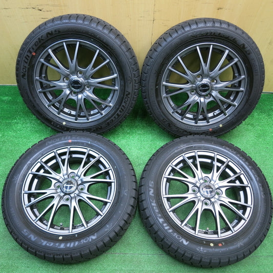ほぼ未使用！23年！キレイ★スタッドレス 165/65R14 オートバックス ノーストレック N5 Exceeder エクシーダー 14インチ ソリオ ハスラー 等 PCD100/4H★5110614HAス