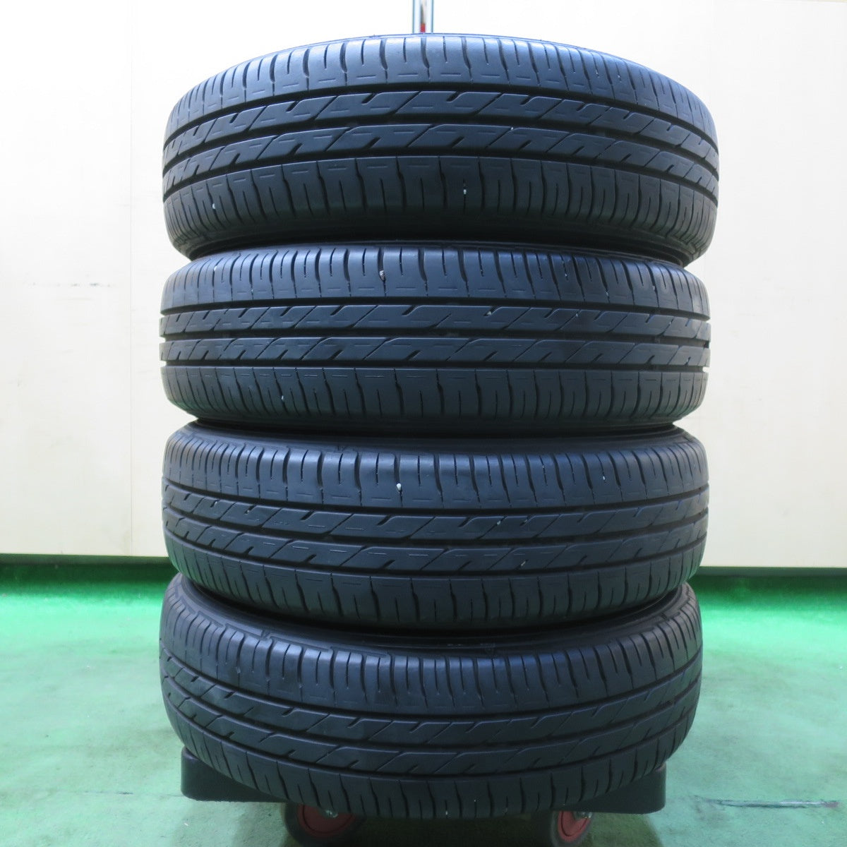 [送料無料] 4本価格★ダイハツ ムーヴ タント 純正 155/65R14 オートバックス Maxrun EVERROAD 14インチ PCD100/4H★5012705イノ