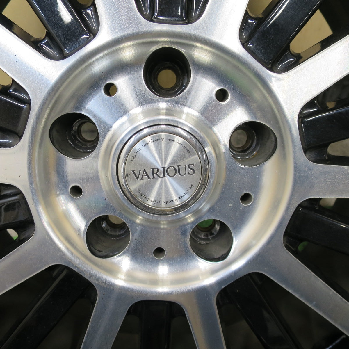 4本価格★VARIOUS VENTI 18インチ ホイール 18×7.5J ヴァリエス ヴェンティ PCD114.3/5H★6030601NGホ