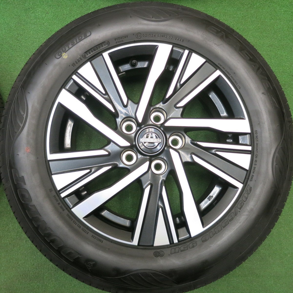 新車外し！25年★日産 C28 セレナ 純正 205/65R16 ダンロップ エナセーブ EC350+ 16インチ PCD114.3/5H★6010205HAノ