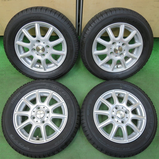 バリ溝！キレイ！9.5分★スタッドレス 155/65R13 トーヨー ガリット G5 sih 社外 アルミ 13インチ PCD100/4H★5012710イス