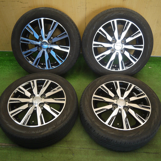 キレイ！23年★ダイハツ タント カスタム 純正 155/65R14 ヨコハマ BluEarth-RV RV03 CK ブルーアース 14インチ PCD100/4H★6052007Hノ