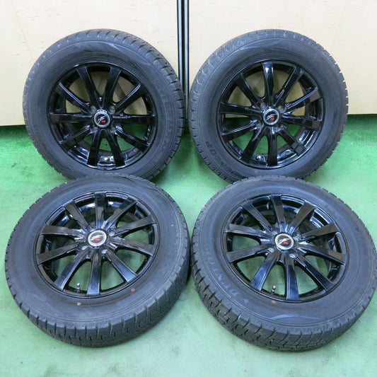 バリ溝！21年！9.5分★スタッドレス 185/65R15 ダンロップ ウインターマックス WM02 Fang ファング 15インチ PCD100/4H★5082601SKス