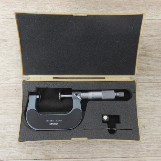★ミツトヨ Mitutoyo 歯厚マイクロメータ 123-102 GMA-50 25-50mm 0.01mm★ [送料無料]