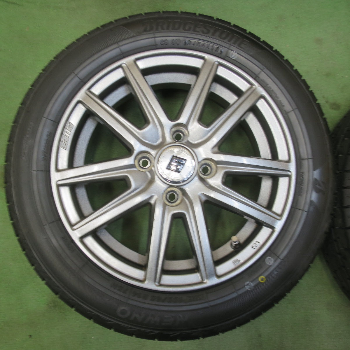 ほぼ未使用！25年！キレイ★155/65R14 ブリヂストン NEWNO SEIN ザイン 14インチ PCD100/4H★6031209イノ
