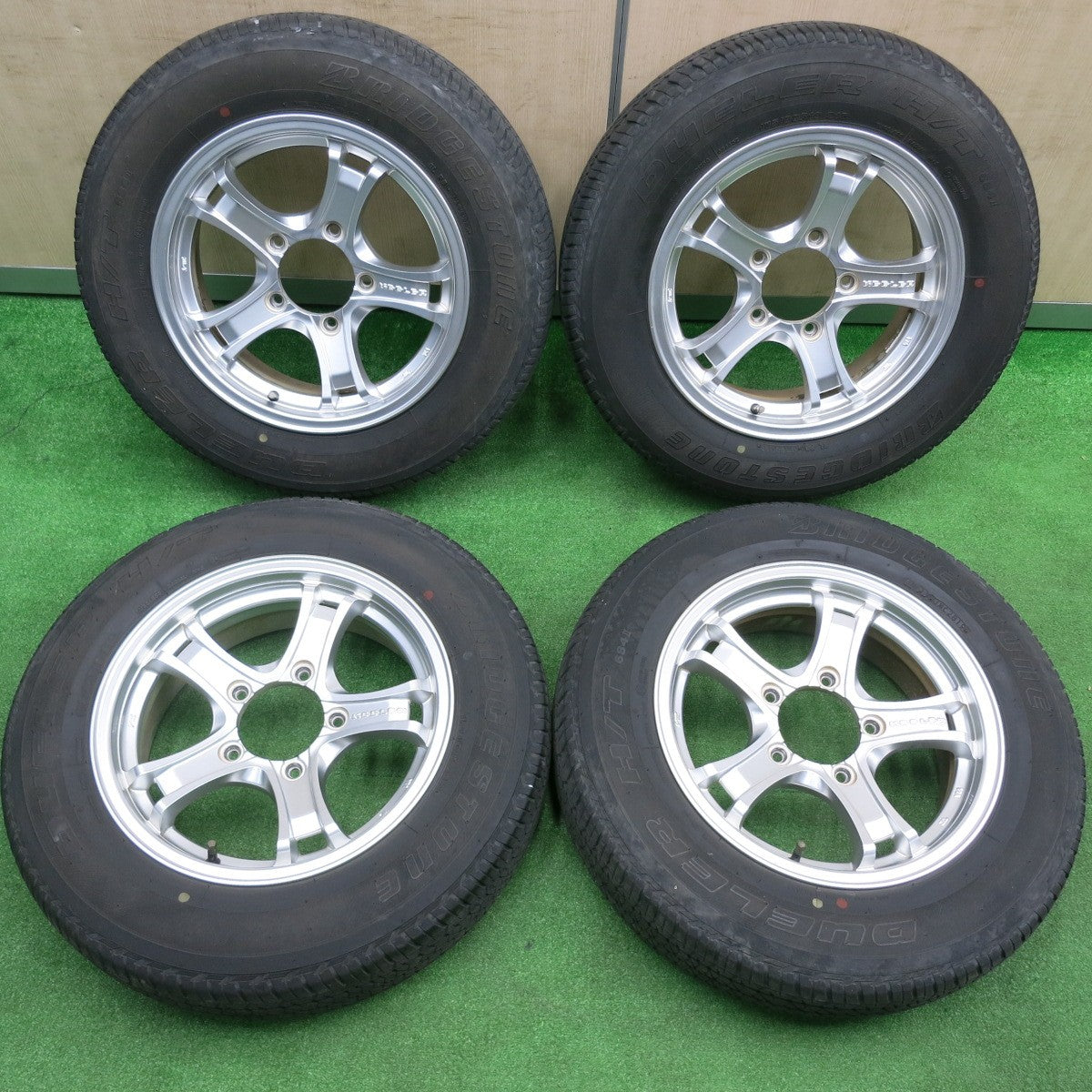 [送料無料] キレイ★ジムニー 等 KEELER 175/80R16 ブリヂストン デューラー H/T 684Ⅱ キーラー 16インチ PCD139.7/5H★4112509TNノ