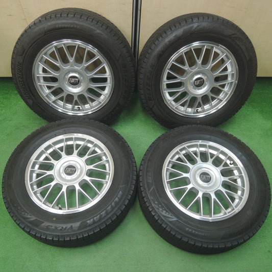 *送料無料* バリ溝!22年!ほぼ10分★スタッドレス 215/65R16 ブリヂストン ブリザック VRX3 VANITY 16インチ PCD114.3/4H 5H マルチ★4011707SYス