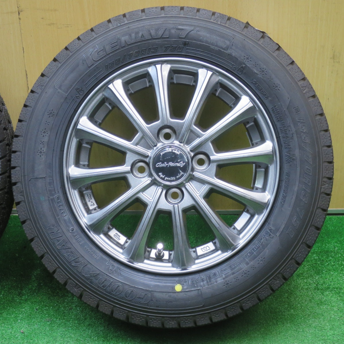 未使用！23年★スタッドレス 155/70R13 グッドイヤー アイスナビ7 Club Family クラブ ファミリー 13インチ PCD100/4H★5110512NJス