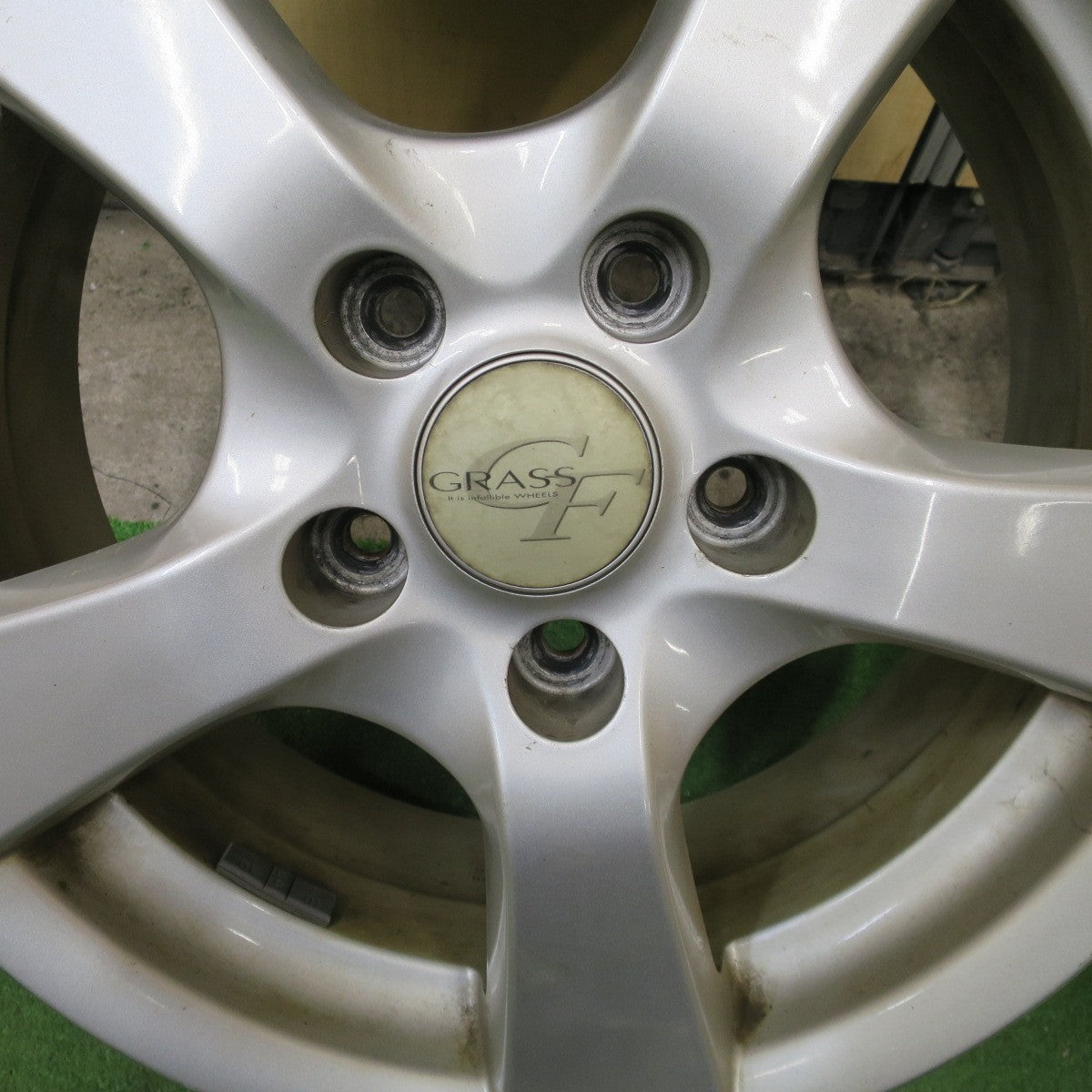 4本価格★GRASS 16インチ ホイール グラス 16×6.5JJ PCD114.3/5H★6020702NGホ