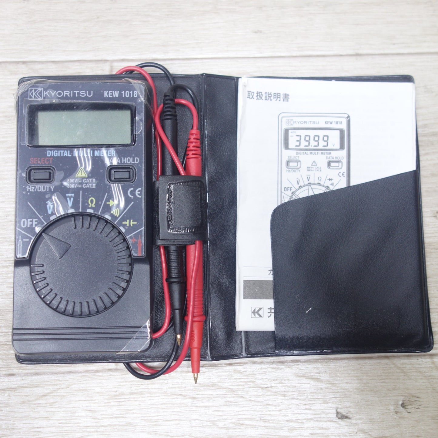 [送料無料] キレイ◆共立電気計器 カード型 デジタル マルチ メーター KEW1018 ポケット テスター 測定器◆
