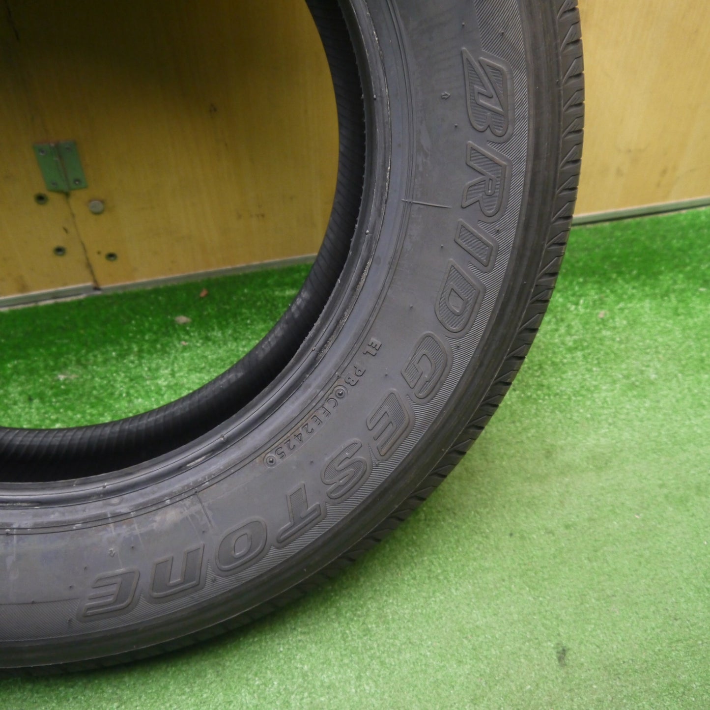 未使用！25年！1本★ジムニー 等 175/80R16 ブリヂストン デューラー H/L 852 DUELER 背面 タイヤ スペア 16インチ★6010510Hノタ