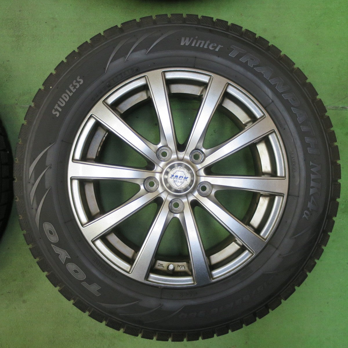 キレイ★スタッドレス 215/65R16 トーヨー ウインター トランパス MK4α ZACK JP-110 MONZA ザック 16インチ PCD114.3/5H★5071002TTス