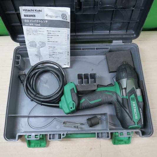 [送料無料] ☆日立 16mm インパクトレンチ WR16SE 電動 工具 HITACHI コード式☆