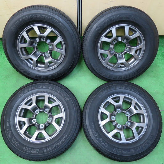 *送料無料* バリ溝！21年！キレイ！9.5分★スズキ JB74 ジムニーシエラ 純正 195/80R15 ブリヂストン デューラー H/T 684Ⅱ 15インチ PCD139.7/5H★4062107イノ