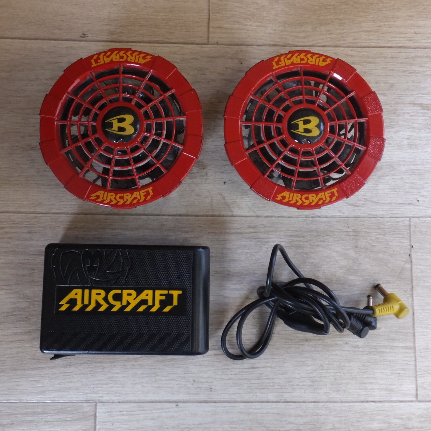 [送料無料] ★京セラ AIRCRAFT バッテリ AC230 12V 57.2Wh Li-ion20　バートル BURTLE ファン 2点 セット★