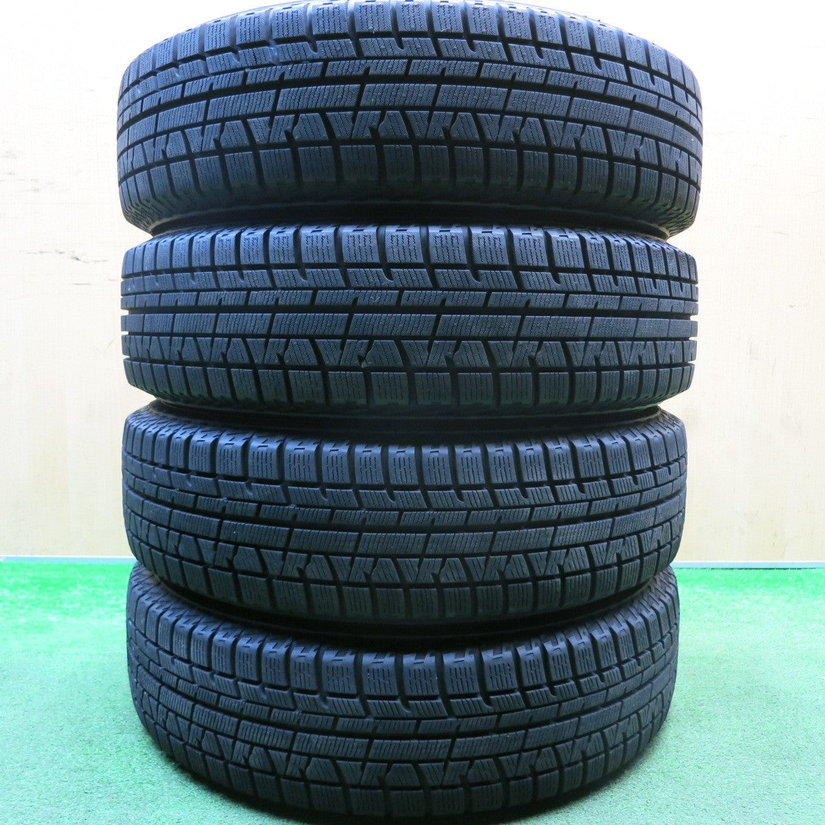 バリ溝！キレイ！ほぼ10分★スタッドレス 165/65R15 ヨコハマ アイスガード iG50 プラス PRAUZER LEGRAS プラウザー レグラス 15インチ タフト ハスラー 等 PCD100/4H★5121304HAス